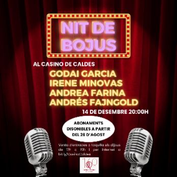 NIT DE BOJUS: Godai Garcia, Irene Minovas, Andrea Farina i Andrés Fajngold