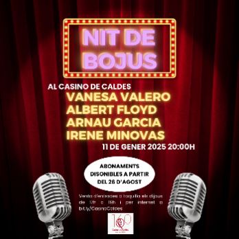 NIT DE BOJUS: Vanesa Valero, Arnau Garcia, Irene Minovas i Albert Floyd