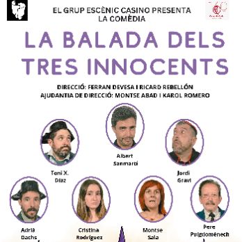 TEATRE DE FESTA MAJOR  BALADA DELS TRES INNOCENTS