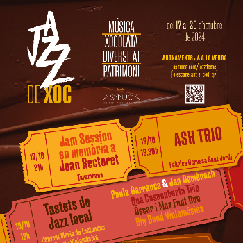 ABONAMENT JAZZ DE XOC - accés complet amb tastets a tots els concerts.